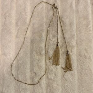 Kendra Scott Gold Tassel Slide Necklace - Women Jewelry